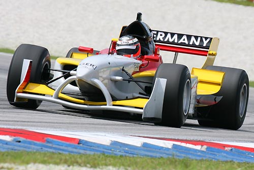 A1 GP Rookietest: Duitsland snel, weinig tracktime Renger van der Zande